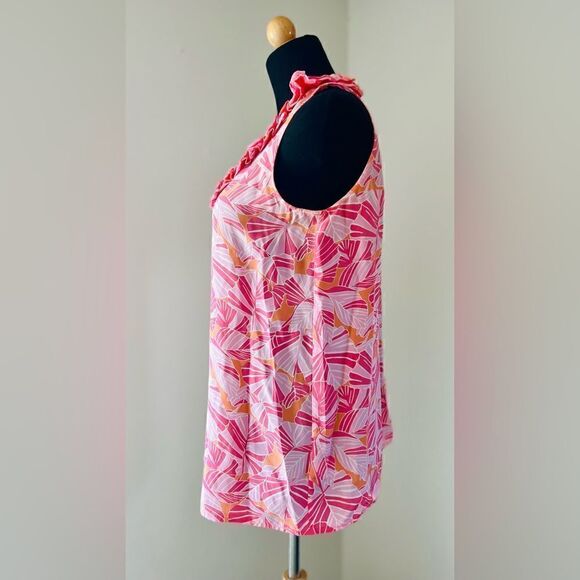 Lilly Pulitzer silk sleeveless blouse Size 4 - Picture 5 of 9